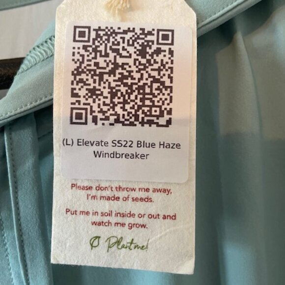 Elevate All Weather Blue Haze Light Windbreaker – NWT Size L – will fit an XL - Picture 6 of 12
